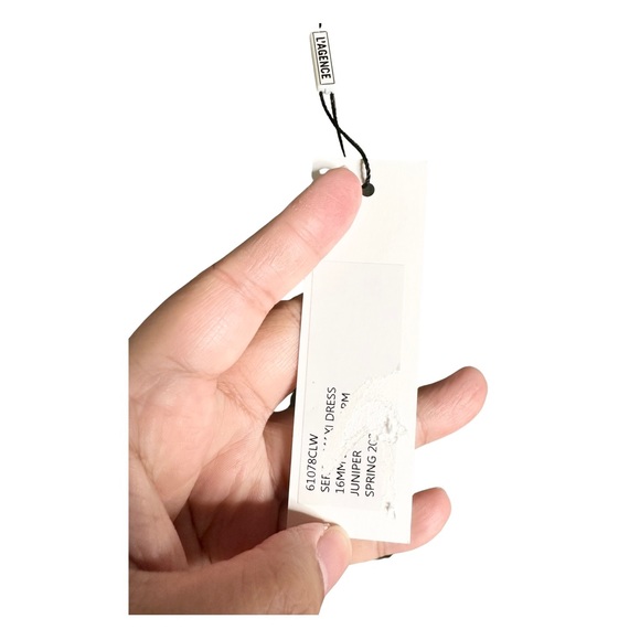 NEW L’AGENCE 100% Silk Serita Maxi V Neck Bias Designer Romantic Slip Dress NWT - Picture 6 of 8